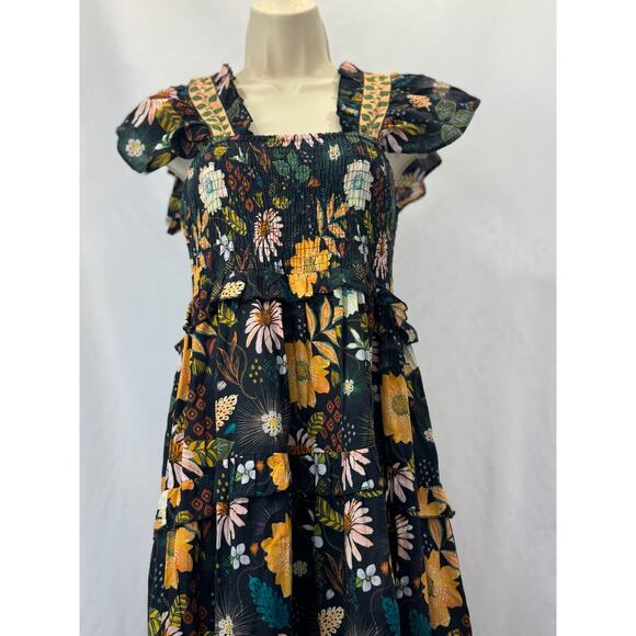 🍂 Sohana “Mia” Limited Edition Fall Floral Maxi Dress – Size Medium - Picture 7 of 15
